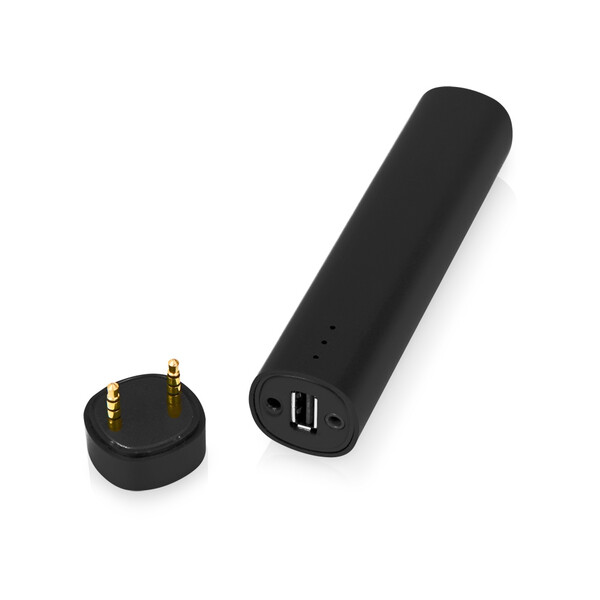 Портативное зарядное устройство &quot;Мьюзик&quot;, 5200 mAh, черный