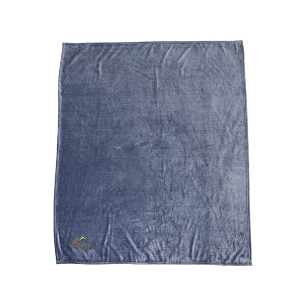 Негабаритный ультра-плюшевый плед Mollis, серый