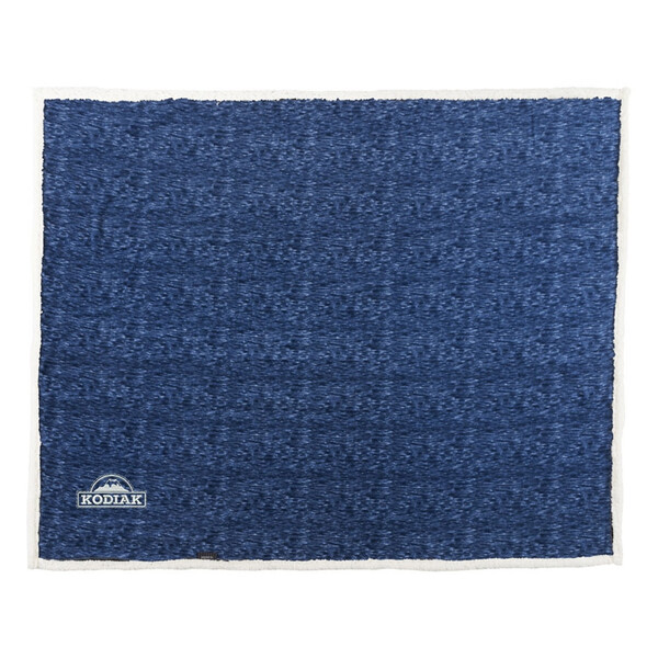 Плед из шерпы Sam, темно-синий