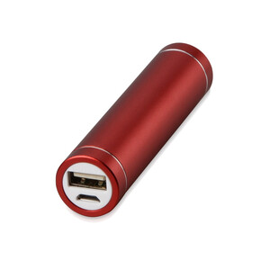 Портативное зарядное устройство &quot;Олдбери&quot;, 2200 mAh, красный