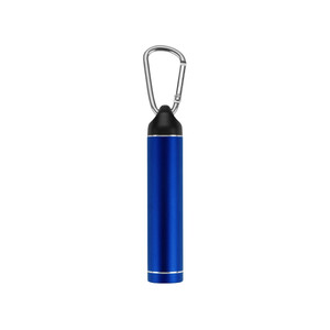 Портативное зарядное устройство &quot;Марс&quot; с карабином, 2600 mAh, синий