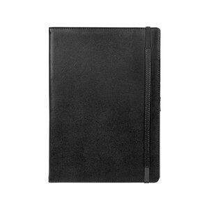 Набор: блокнот A4, ручка шариковая. Cerruti 1881, черный/серебристый