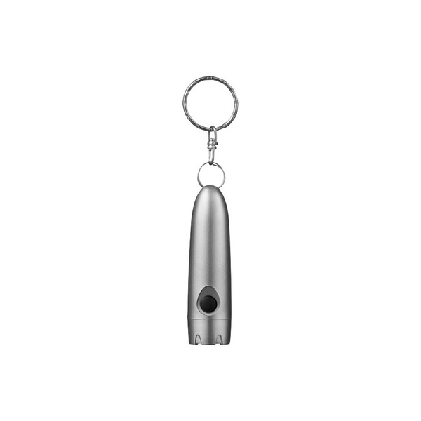 Брелок-фонарик &quot;Bullet&quot;, серебристый