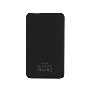 Портативное зарядное устройство «Shell», 5000 mAh, черный