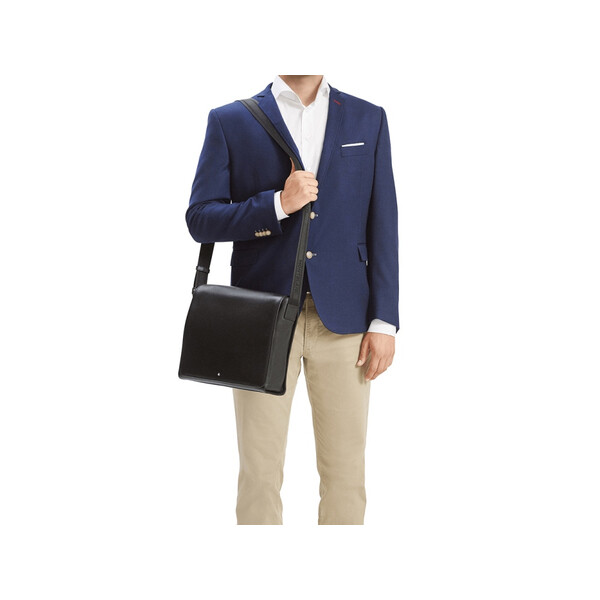 Сумка Messenger Meisterstück Soft Grain. Montblanc, черный