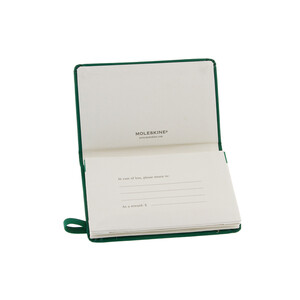 Папка Moleskine Portfolio (с кармашками), ХSmall (6,5x10,5см), зеленый