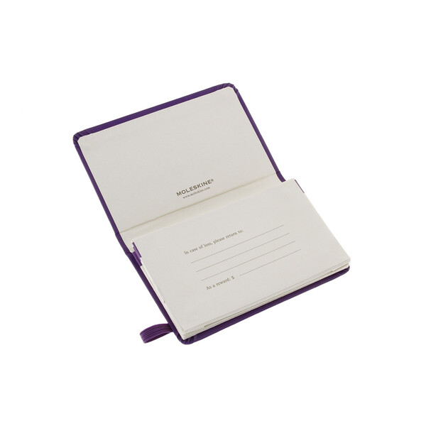 Папка Moleskine Portfolio (с кармашками), ХSmall (6,5x10,5см), фиолетовый
