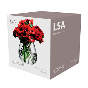 Ваза округлая низкая flower 17 см