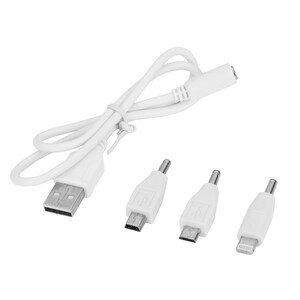 Портативное зарядное устройство на шнурке, 2200 mAh, синий
