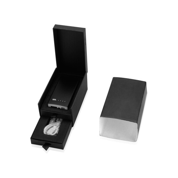 Портативное зарядное устройство &quot;Блэк&quot;, 5000 mAh, черный