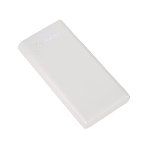 Зарядное устройство емкостью 20000 mAh, белый
