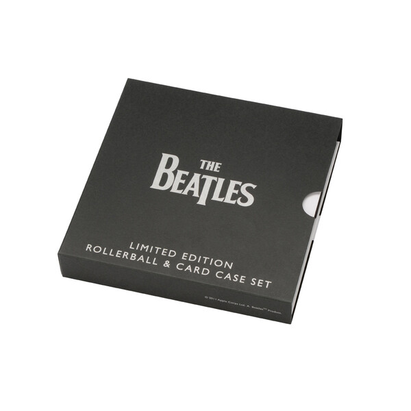 Набор The Beatles &quot;WHITE ALBUM&quot;: визитница, ручка роллер, белый/разноцветный