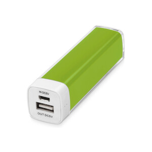 Портативное зарядное устройство &quot;Ангра&quot;, 2200 mAh, зеленое яблоко