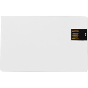 Флеш-карта USB 2.0 16 Gb в виде пластиковой карты Card, белый