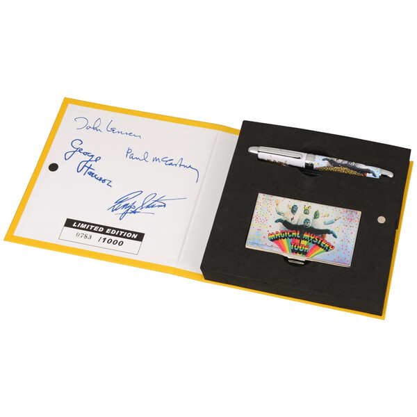 Набор The Beatles &quot;MAGICAL MYSTERY TOUR&quot;: визитница, ручка роллер
