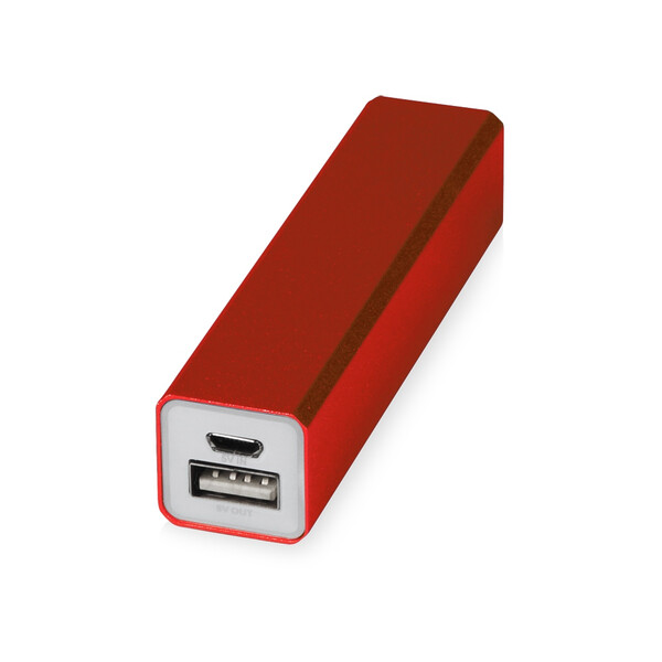 Портативное зарядное устройство &quot;Брадуэлл&quot;, 2200 mAh, красный
