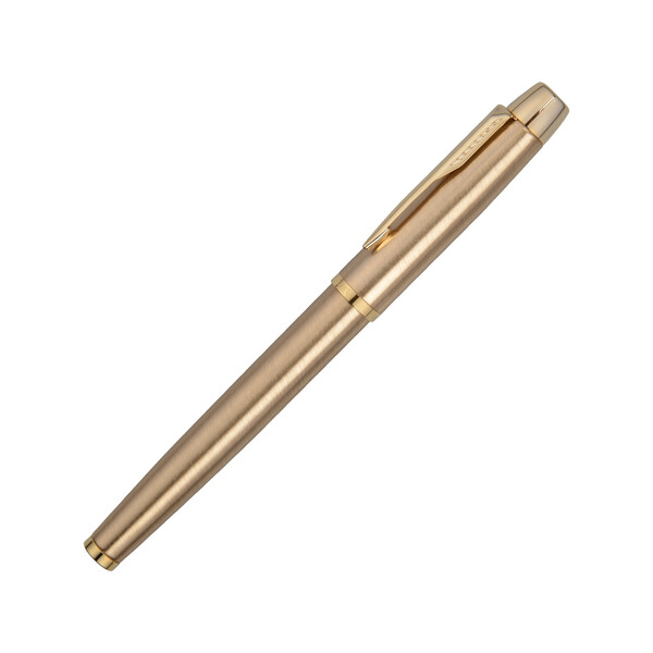 Ручка роллер Parker модель IM Deluxe Gold GT в футляре