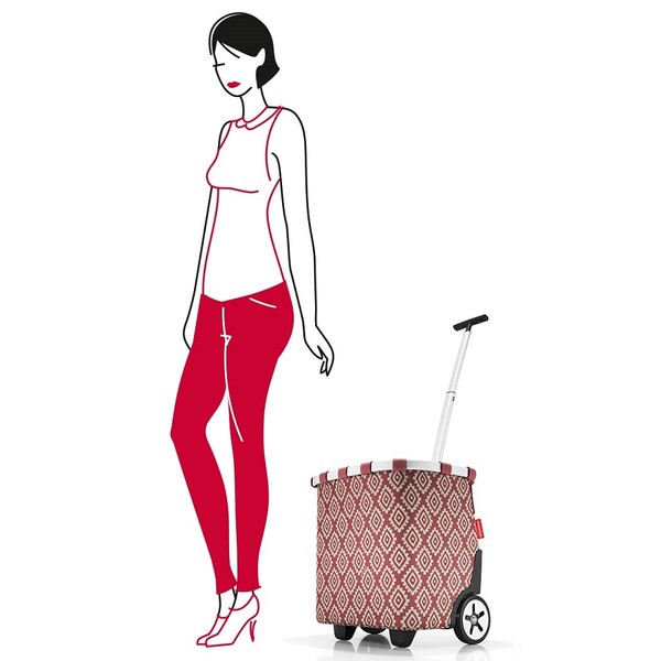 Сумка-тележка carrycruiser diamonds rouge