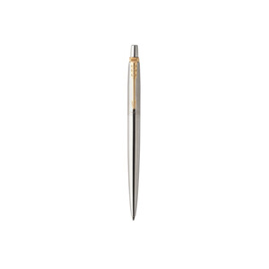 Шариковая ручка Parker Jotter Essential, St. Steel GT, серебристый/золотистый
