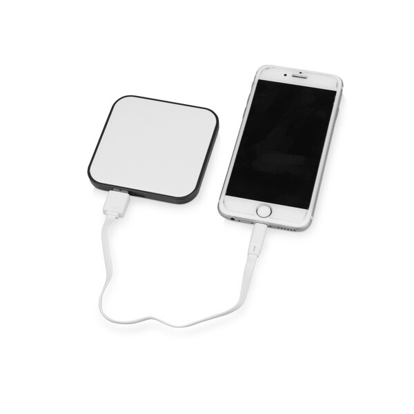 Портативное зарядное устройство (power bank) &quot;Квадрум&quot;, 2600 mAh, черный