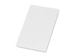 Флеш-карта USB 2.0 16 Gb в виде пластиковой карты Card, белый