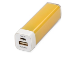 Портативное зарядное устройство &quot;Ангра&quot;, 2200 mAh, желтый
