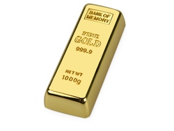 Флеш-карта &quot;Слиток золота&quot;  USB 2.0 на 4 Gb
