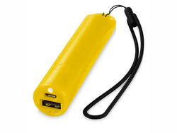 Портативное зарядное устройство &quot;Beam&quot;, 2200 mAh, желтый