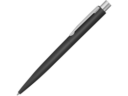 Ручка шариковая металлическая LUMOS soft-touch, черный
