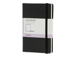 Папка Moleskine Portfolio (с кармашками), Pocket (9х14см), черный