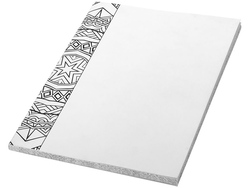 Блокнот А5 &quot;Doodle Colour Therapy&quot;, белый/черный