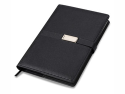 Блокнот А5 &quot;USB Journal&quot;, черный. Lettertone